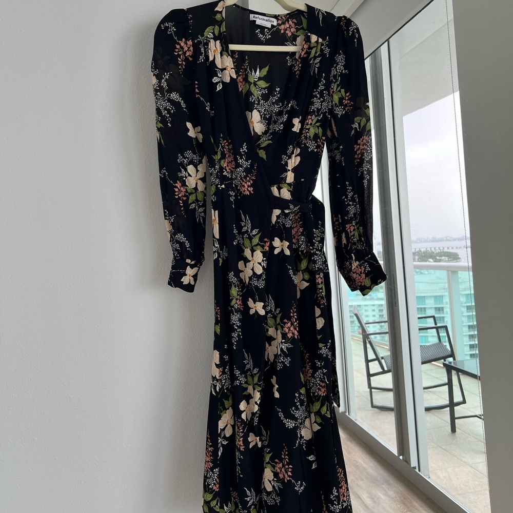 Reformation Susanna Dress in Isabella | floaty waist tie dresses